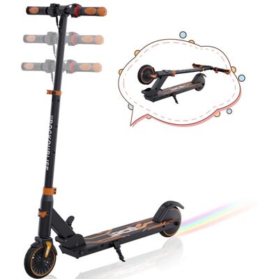 RCB R15 Trottinette électrique pliable enfant Seul 755 kg Hauteur ajustable Cadeau pour Enfant et Ados Orange Orange - Publicité RCB R15 Trottinette électrique pliable enfant Seul 755 kg Hauteur ajustable Cadeau pour Enfant et Ados Orange Orange - Publicité