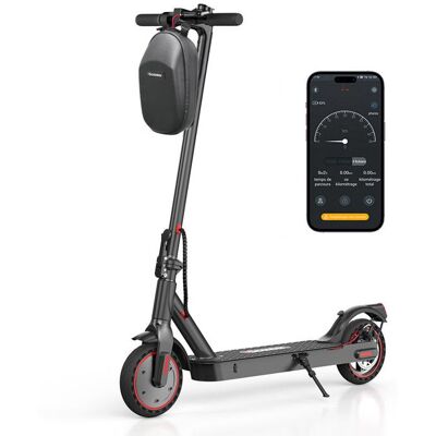 Trottinette Electrique Pliable iScooter E9 avec Sac Autonomie 30KM Moteur 350W Batterie 7.5Ah Pneus 8.5 Scooter Electrique Noir - Publicité Trottinette Electrique Pliable iScooter E9 avec Sac Autonomie 30KM Moteur 350W Batterie 7.5Ah Pneus 8.5 Scooter Electrique Noir - Publicité