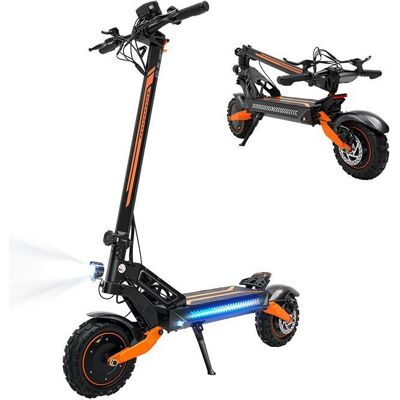 Trottinette électrique Pliable,Adultes,Scooter W12,11 Pouces,Moteur 3000W,25Ah,70KM/H,Double Suspension,Autonomie 100km,150kg Noir - Publicité Trottinette électrique Pliable,Adultes,Scooter W12,11 Pouces,Moteur 3000W,25Ah,70KM/H,Double Suspension,Autonomie 100km,150kg Noir - Publicité