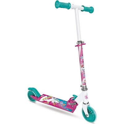 MONDO - Trottinette / Patinette 2 roues pliable - Licorne Rose - Publicité MONDO - Trottinette / Patinette 2 roues pliable - Licorne Rose - Publicité