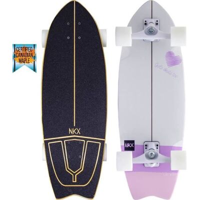 NKX Maverick 29 Surfskate Barbara Violet - Publicité NKX Maverick 29 Surfskate Barbara Violet - Publicité