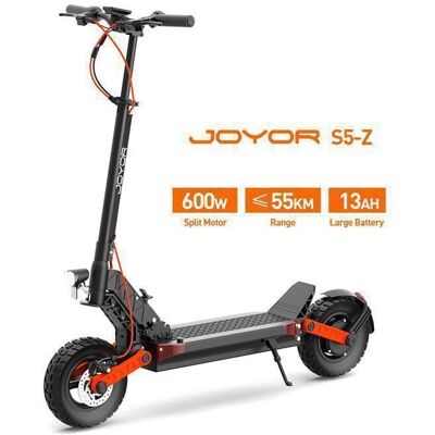 Trottinette électrique JOYOR S5-Z - déplacements hautes performances avec une autonomie de 55 km une vitesse de 45 km/h et un Noir - Publicité Trottinette électrique JOYOR S5-Z - déplacements hautes performances avec une autonomie de 55 km une vitesse de 45 km/h et un Noir - Publicité
