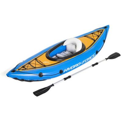 Kayak gonflable monoplace Bestway Hydro force Cove Champion X1 - Bleu - Poids max. 100 kg Bleu - Publicité Kayak gonflable monoplace Bestway Hydro force Cove Champion X1 - Bleu - Poids max. 100 kg Bleu - Publicité