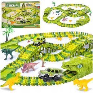 KINDERPLAY DOLLS & STROLL Circuit de course - Kinderplay - KP9279 - 360 cm - 240 pièces - Dinosaures et accessoires Vert - Publicité KINDERPLAY DOLLS & STROLL Circuit de course - Kinderplay - KP9279 - 360 cm - 240 pièces - Dinosaures et accessoires Vert - Publicité