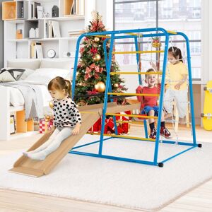 COSTWAY Escalade Enfant Montessori Parcours Motricité Bébé avec Toboggan et Balançoire pour Garçons et Filles de 3+ Ans - Publicité COSTWAY Escalade Enfant Montessori Parcours Motricité Bébé avec Toboggan et Balançoire pour Garçons et Filles de 3+ Ans - Publicité