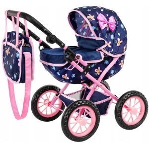 KINDERPLAY DOLLS & STROLLERS Poussette pour poupée - Kinderplay KP0262I - Nacelle profonde - Poignée réglable - Roues non marquantes Bleu - Publicité KINDERPLAY DOLLS & STROLLERS Poussette pour poupée - Kinderplay KP0262I - Nacelle profonde - Poignée réglable - Roues non marquantes Bleu - Publicité