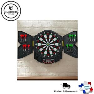 Cible de Jeu de Fléchettes Electronique Dartboard YNZHOUDZ® avec 27 Modes et 216 Variations pour 1-8 Joueurs Noir - Publicité Cible de Jeu de Fléchettes Electronique Dartboard YNZHOUDZ® avec 27 Modes et 216 Variations pour 1-8 Joueurs Noir - Publicité