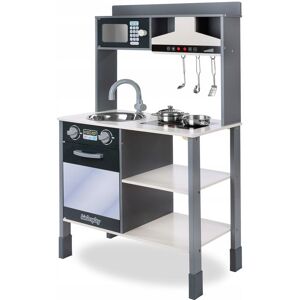 Cuisine en bois pour enfants - GREEN SERIES - GS0062 - 100 cm - Hotte interactive - Accessoires inclus Gris - Publicité Cuisine en bois pour enfants - GREEN SERIES - GS0062 - 100 cm - Hotte interactive - Accessoires inclus Gris - Publicité