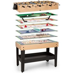 Table Multi-Jeux 15 en 1 - oneConcept - Football de Table Billard Shuffleboard Air Hockey Noir - Publicité Table Multi-Jeux 15 en 1 - oneConcept - Football de Table Billard Shuffleboard Air Hockey Noir - Publicité