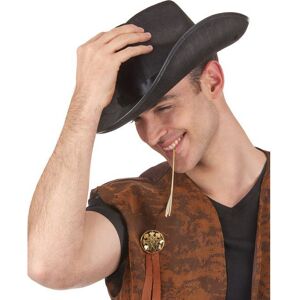 DEGUISE TOI Chapeau cowboy Adulte - Noir - Accessoire de déguisement - Taille Unique Noir - Publicité DEGUISE TOI Chapeau cowboy Adulte - Noir - Accessoire de déguisement - Taille Unique Noir - Publicité