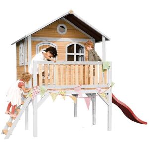 AXI Sophie Maison Enfant avec Toboggan Rouge Aire de Jeux pour lextérieur en marron & Blanche Maisonnette / Cabane de Jeu en - Publicité AXI Sophie Maison Enfant avec Toboggan Rouge Aire de Jeux pour lextérieur en marron & Blanche Maisonnette / Cabane de Jeu en - Publicité