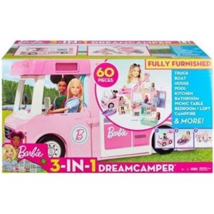 Accessoires TV - Barbie - Camping Car - 60 pièces - Rose - Pour enfants à partir de 3 ans Rose - Publicité Accessoires TV - Barbie - Camping Car - 60 pièces - Rose - Pour enfants à partir de 3 ans Rose - Publicité