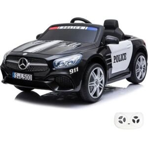 VROOOMY Mercedes SL500 AMG Voiture électrique enfant 12V - Police 1–6 ans Noir - Publicité VROOOMY Mercedes SL500 AMG Voiture électrique enfant 12V - Police 1–6 ans Noir - Publicité