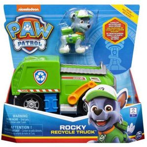 Pat Patrouille : Chien Rocky et Son Camion Poubelle Vert Avec Fourche - Figurine Et Vehicule - Nouveaute Paw Patrol Vert - Publicité Pat Patrouille : Chien Rocky et Son Camion Poubelle Vert Avec Fourche - Figurine Et Vehicule - Nouveaute Paw Patrol Vert - Publicité