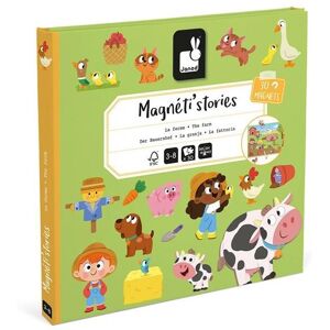 Janod MagnétiStories La Ferme - Jeu Éducatif Magnétique 30 Aimants - Jouet Enfant en Carton FSC - Dès 3 Ans Vert - Publicité Janod MagnétiStories La Ferme - Jeu Éducatif Magnétique 30 Aimants - Jouet Enfant en Carton FSC - Dès 3 Ans Vert - Publicité