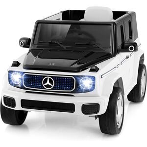Mercedes-Benz Voiture Électrique Enfant - COSTWAY 4 Roues Motrices Télécommande Lumières LED Musique et Klaxon 3-8 Ans Blanc Blanc - Publicité Mercedes-Benz Voiture Électrique Enfant - COSTWAY 4 Roues Motrices Télécommande Lumières LED Musique et Klaxon 3-8 Ans Blanc Blanc - Publicité