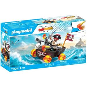 Playmobil 71720 Kart bateau de pirate Funstars 45 pièces Dès 4 ans Bleu - Publicité Playmobil 71720 Kart bateau de pirate Funstars 45 pièces Dès 4 ans Bleu - Publicité