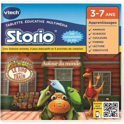 VTECH Jeu Educatif Storio Le Dino Train - Publicité VTECH Jeu Educatif Storio Le Dino Train - Publicité