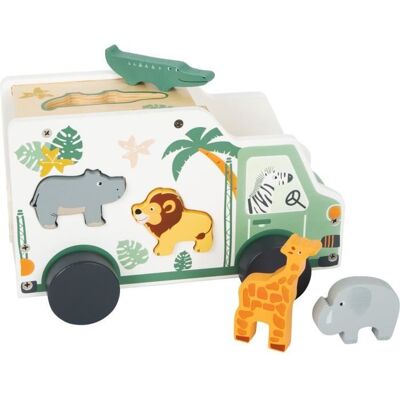 SMALL FOOT Voiture et animaux Safari Figurines miniature - Publicité SMALL FOOT Voiture et animaux Safari Figurines miniature - Publicité