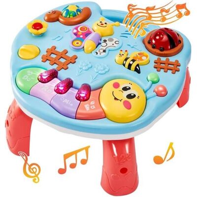 AMOUNE Table Activité Bébé Jouet Musical Enfant 1 Ans Jouet Déveil Fille Jeux Musicaux Éducatifs Cadeau Bébé Fille Garçon 12 18 Mois - Publicité AMOUNE Table Activité Bébé Jouet Musical Enfant 1 Ans Jouet Déveil Fille Jeux Musicaux Éducatifs Cadeau Bébé Fille Garçon 12 18 Mois - Publicité