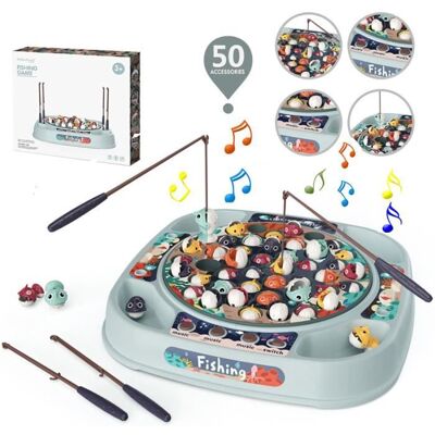 MARSEE Jeux de Société Peche a la Ligne Enfant Jeu de Pêche Musical avec Canne a Peche Enfant Jouet Fille Garcon Cadeau 3 ans et PLus Bleu - Publicité MARSEE Jeux de Société Peche a la Ligne Enfant Jeu de Pêche Musical avec Canne a Peche Enfant Jouet Fille Garcon Cadeau 3 ans et PLus Bleu - Publicité