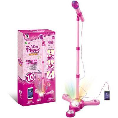 OTBACT Jouets musicaux enfant - Micro Enfant sur Pied Karaoké Enfants (Rose) Rose - Publicité OTBACT Jouets musicaux enfant - Micro Enfant sur Pied Karaoké Enfants (Rose) Rose - Publicité