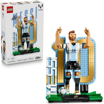 LEGO Editions 43015 Lionel Messi – Légende du Foot - Jeu 10 ans - Déco Chambre dEnfant - Publicité LEGO Editions 43015 Lionel Messi – Légende du Foot - Jeu 10 ans - Déco Chambre dEnfant - Publicité