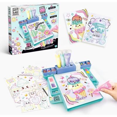 Studio de Peinture Fluffy Paint - Art Lab - ART 017 Canal Toys - Publicité Studio de Peinture Fluffy Paint - Art Lab - ART 017 Canal Toys - Publicité
