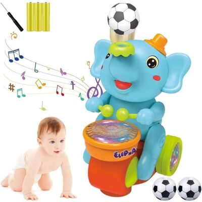 PRUMYA Jouet de football pour bébé éléphantjouet éléphant avec ballejouet musical pour éléphant qui marchejouet pour bébé qui - Publicité PRUMYA Jouet de football pour bébé éléphantjouet éléphant avec ballejouet musical pour éléphant qui marchejouet pour bébé qui - Publicité