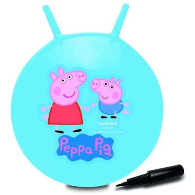 Balle sauteuse Gonflable - Lexibook - Peppa Pig - Pompe Manuelle Incluse - Plastique sécurisé et résistant - Bleu Rose - Publicité Balle sauteuse Gonflable - Lexibook - Peppa Pig - Pompe Manuelle Incluse - Plastique sécurisé et résistant - Bleu Rose - Publicité