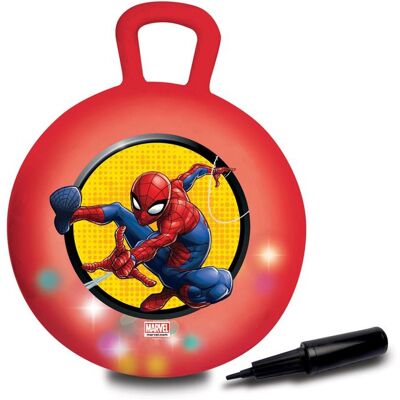 Balle sauteuse Gonflable - Lexibook - Spiderman - Pompe Manuelle Incluse - Plastique sécurisé et résistant - Rouge Rouge - Publicité Balle sauteuse Gonflable - Lexibook - Spiderman - Pompe Manuelle Incluse - Plastique sécurisé et résistant - Rouge Rouge - Publicité