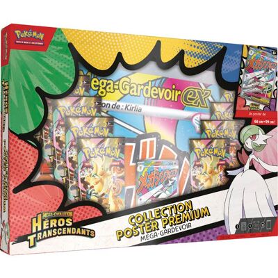 Pokemon Pokémon: Coffret Collection Poster Premium Méga-Gardevoir - Héros Transcendants - Publicité Pokemon Pokémon: Coffret Collection Poster Premium Méga-Gardevoir - Héros Transcendants - Publicité