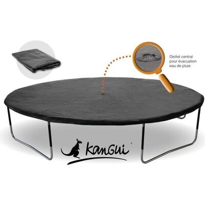 Kangui Modèle COUV300PE - Couverture UV Noire pour Trampoline 300cm - Jardin - Publicité Kangui Modèle COUV300PE - Couverture UV Noire pour Trampoline 300cm - Jardin - Publicité