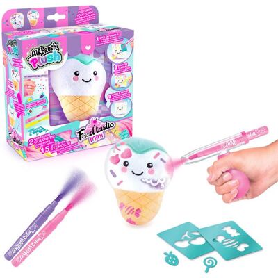Canal Toys - Airbrush Plush - Mini peluche Food’tastic à décorer avec feutres parfumés et pochoirs - AIR 071 - Publicité Canal Toys - Airbrush Plush - Mini peluche Food’tastic à décorer avec feutres parfumés et pochoirs - AIR 071 - Publicité
