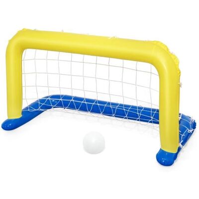 But gonflable de water polo - BESTWAY - 52123 - 137 x 66 x 72 cm Jaune - Publicité But gonflable de water polo - BESTWAY - 52123 - 137 x 66 x 72 cm Jaune - Publicité