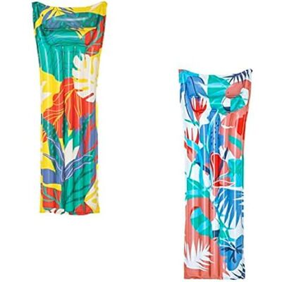 Matelas de Piscine - BESTWAY - Fashion - 183 m x 69 cm - Multicolore - Gonflable - Publicité Matelas de Piscine - BESTWAY - Fashion - 183 m x 69 cm - Multicolore - Gonflable - Publicité