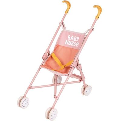 SMOBY - Baby Nurse - Poussette canne - Pour poupon - Pratique et Légère - Pliage Facile - Dès 2 ans Rose - Publicité SMOBY - Baby Nurse - Poussette canne - Pour poupon - Pratique et Légère - Pliage Facile - Dès 2 ans Rose - Publicité