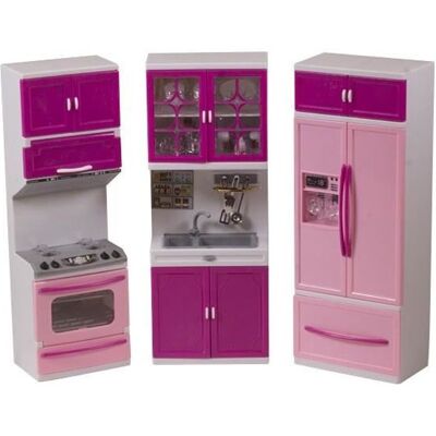 Set de cuisine LOLLY - Rose - Fille - 3 ans et plus Rose - Publicité Set de cuisine LOLLY - Rose - Fille - 3 ans et plus Rose - Publicité