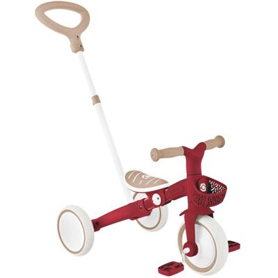 Globber - Tricycle LEARNING 3 EN 1 PLUS ECO - Rouge Vintage Rouge - Publicité Globber - Tricycle LEARNING 3 EN 1 PLUS ECO - Rouge Vintage Rouge - Publicité