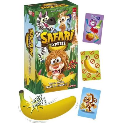 Safari Express - Jeu de société - LANSAY - Dès 5 ans - Publicité Safari Express - Jeu de société - LANSAY - Dès 5 ans - Publicité