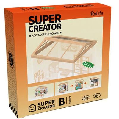 Puzzle 3D en bois à construire - ROBOTIME Super créateur toit DIY (un) - Publicité Puzzle 3D en bois à construire - ROBOTIME Super créateur toit DIY (un) - Publicité