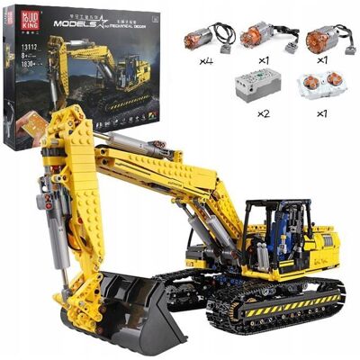MOULD KING 13112 Jouets techniques de voiture Le MOC-2513 APP & RC modèle dexcavatrice motorisée blocs de construction briques - Publicité MOULD KING 13112 Jouets techniques de voiture Le MOC-2513 APP & RC modèle dexcavatrice motorisée blocs de construction briques - Publicité