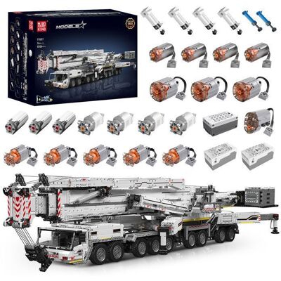 Mould King 17007 jouets de voiture technique motorisé LTM 11200 grue camion bloc de construction assemblage modèle brique - Publicité Mould King 17007 jouets de voiture technique motorisé LTM 11200 grue camion bloc de construction assemblage modèle brique - Publicité