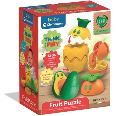 Clementoni 17512 - Puzzle de Fruits - Think & Play - Jouet Éducatif - Publicité Clementoni 17512 - Puzzle de Fruits - Think & Play - Jouet Éducatif - Publicité