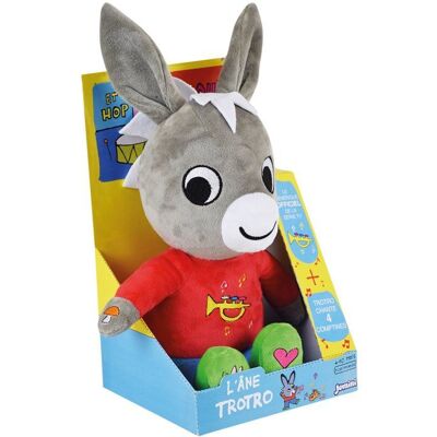 Peluche interactive - Trotro - JEMINI - 40 cm - 4 comptines - Licence officielle - Publicité Peluche interactive - Trotro - JEMINI - 40 cm - 4 comptines - Licence officielle - Publicité