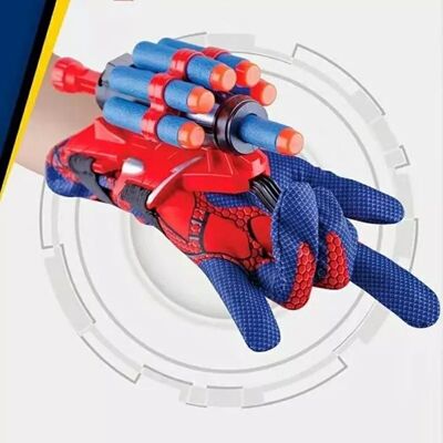 Gant de Cosplay - Spider Man - Lanceur de fléchettes - Jouet interactif - Pour enfants à partir de 3 ans - Publicité Gant de Cosplay - Spider Man - Lanceur de fléchettes - Jouet interactif - Pour enfants à partir de 3 ans - Publicité