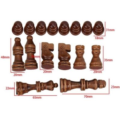 Jeu déchecs international en bois - HB057 - 32 pièces - Jouet interactif - Cadeau échiquier - Publicité Jeu déchecs international en bois - HB057 - 32 pièces - Jouet interactif - Cadeau échiquier - Publicité