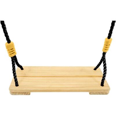 Balançoire - TP TOYS - Bois corde noire - H 300-350 cm Beige - Publicité Balançoire - TP TOYS - Bois corde noire - H 300-350 cm Beige - Publicité