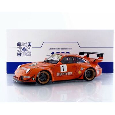 VEHICULE MINIATURE DE COLLECTION - SOLIDO - Porsche 911 RWB Bodykit S1808506 - Orange - 1/18 - Dès 14 ans Orange - Publicité VEHICULE MINIATURE DE COLLECTION - SOLIDO - Porsche 911 RWB Bodykit S1808506 - Orange - 1/18 - Dès 14 ans Orange - Publicité
