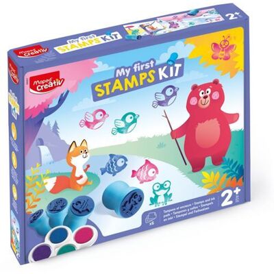 My First Stamps Kit - Maped Creativ - Activité Créative pour Tout-Petits avec Cartes Illustrées - Coffret de Tampons dès 2 ans Bleu - Publicité My First Stamps Kit - Maped Creativ - Activité Créative pour Tout-Petits avec Cartes Illustrées - Coffret de Tampons dès 2 ans Bleu - Publicité